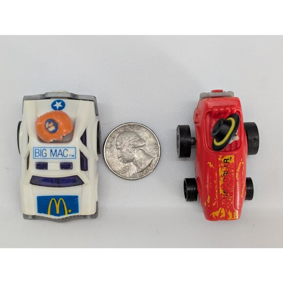 Big Mac & Hamburglar cars 1984 McDonald's toys - Picture 2 of 7